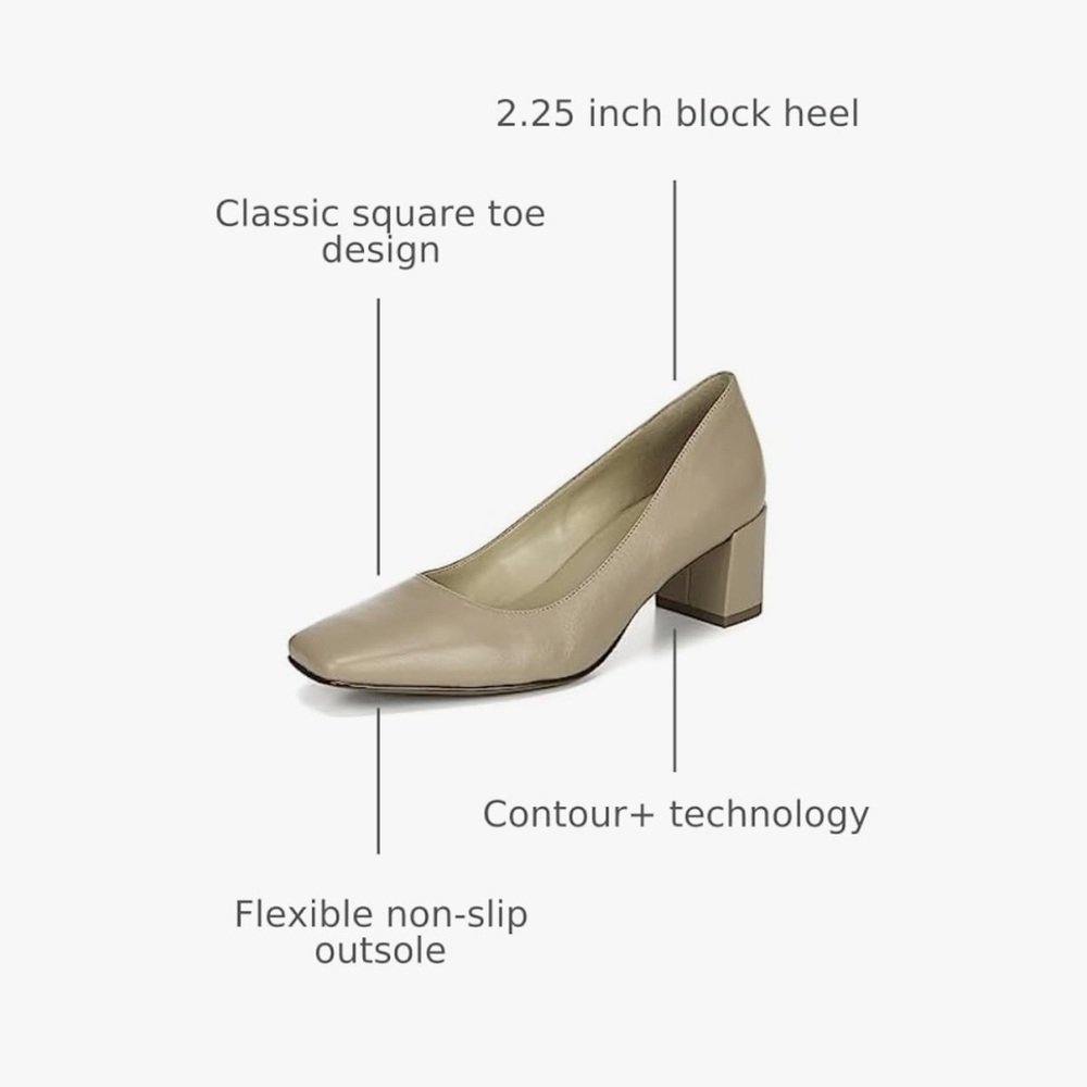 Naturalizer Karina Classic Nude Block Heels 8W - Picture 4 of 4